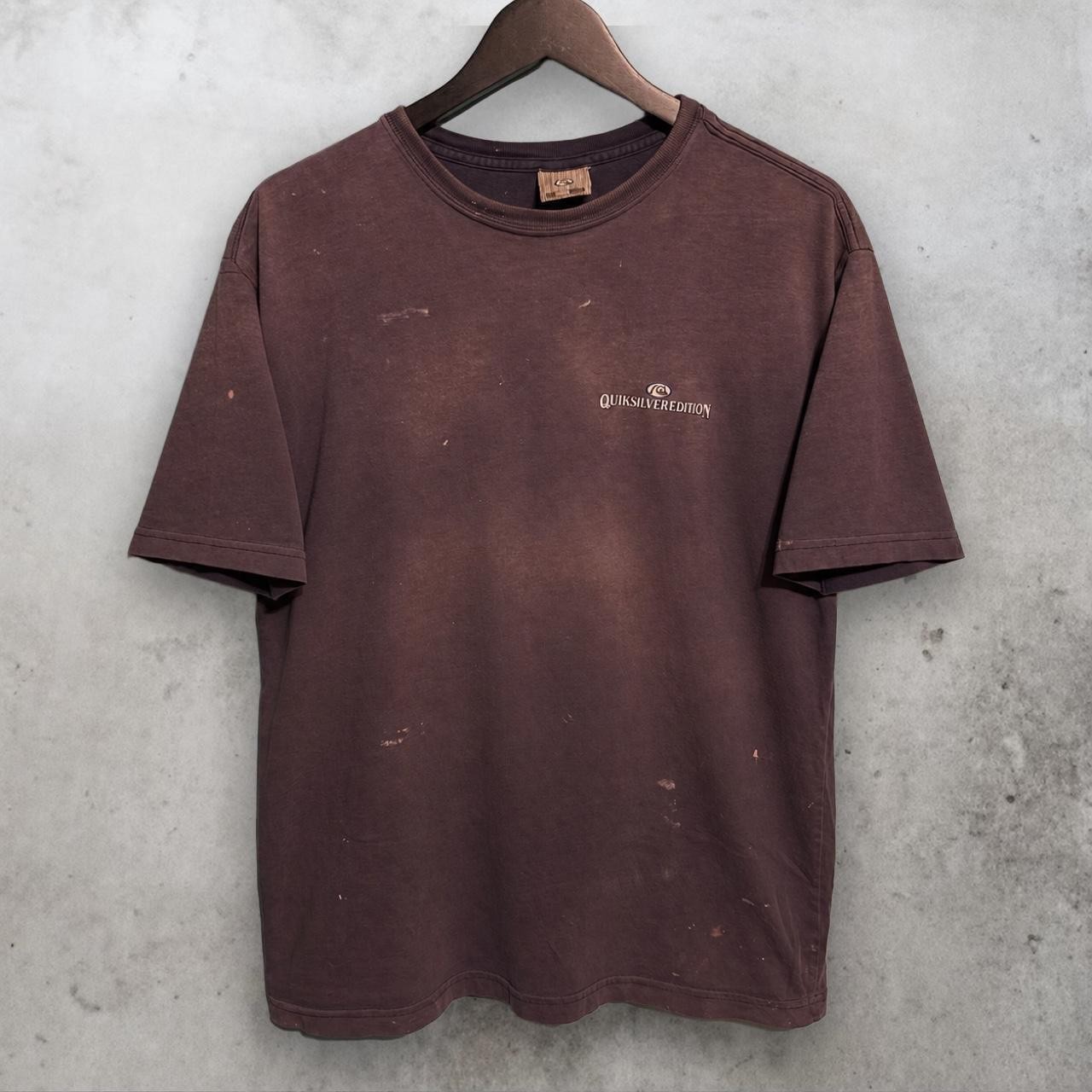 Vintage Faded Paint Splatter Quick Silver Tee