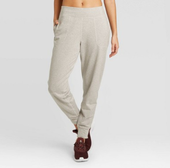 Women's Brushed Jersey Jogger Pants -JoyLab -Heather Gray -Various Sizes -S719+