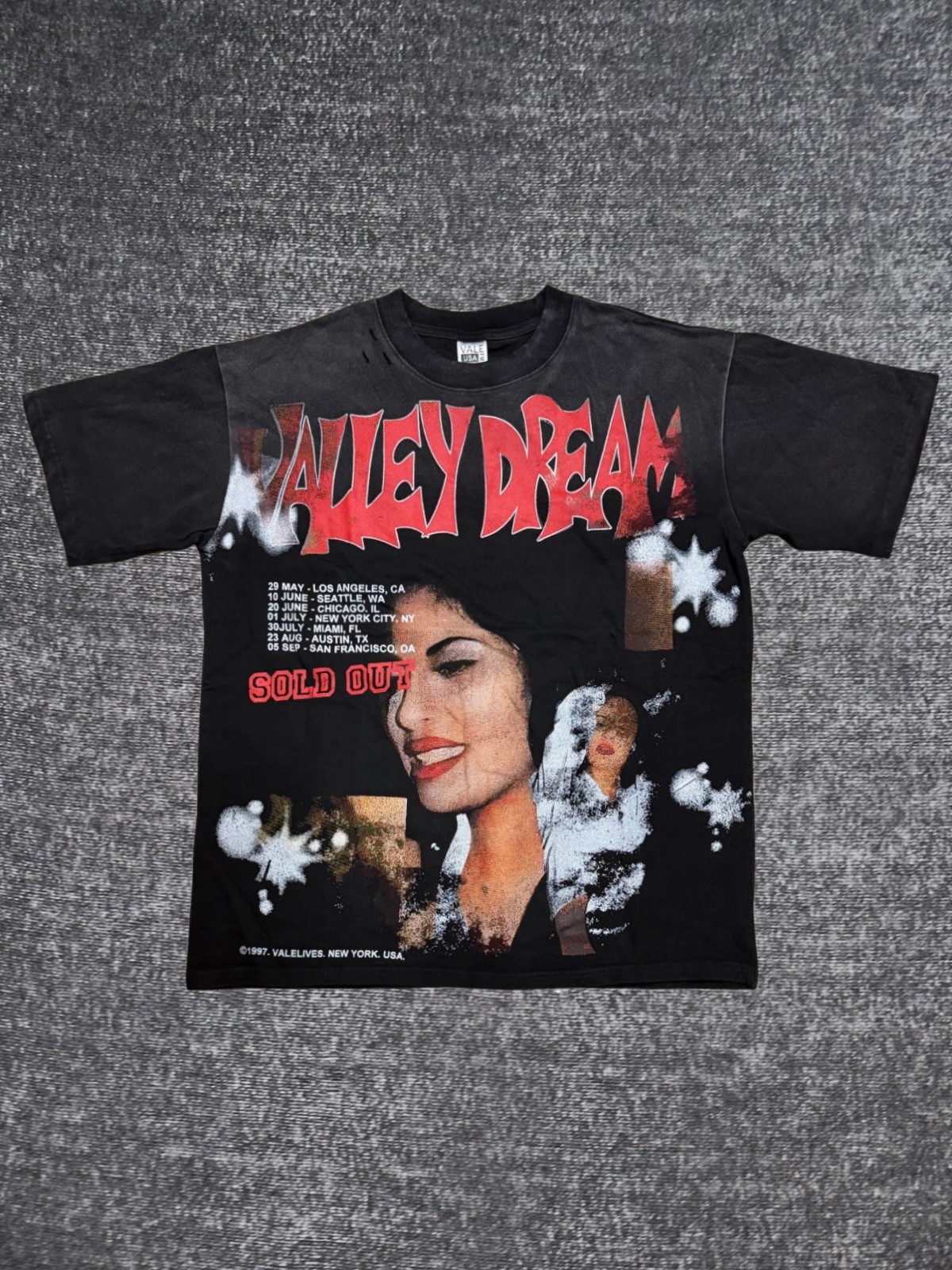 Vale Valley Dream Forever La Flor Tour T Shirt (Fast Shipping)