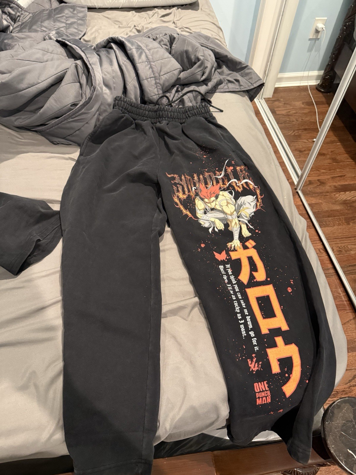YoungLA One Punch Man Sweats Size Small Garou