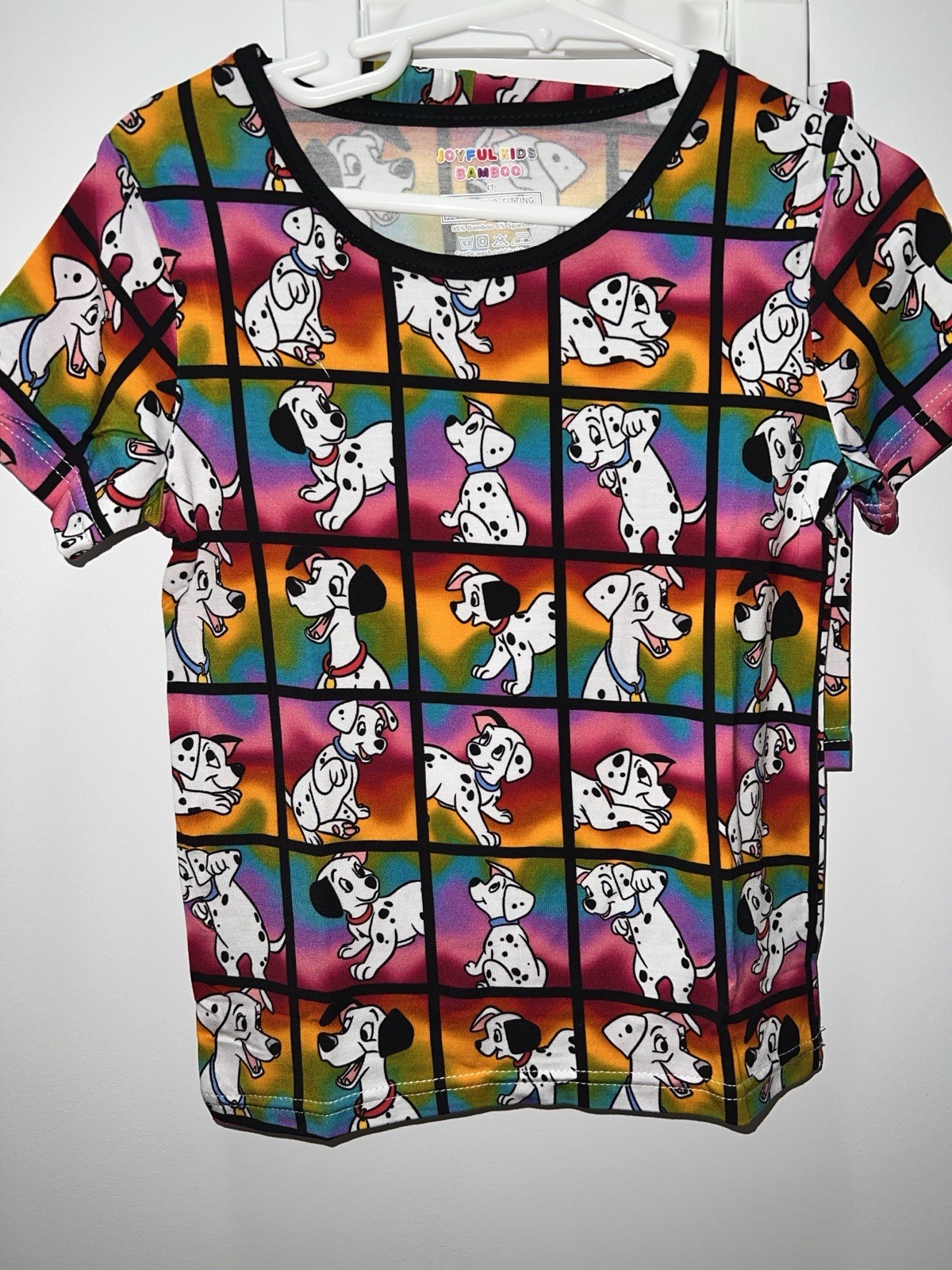 Joyful Kids Bamboo 4T Bamboo 101 Dalmatian Short PJ Sleeve Set
