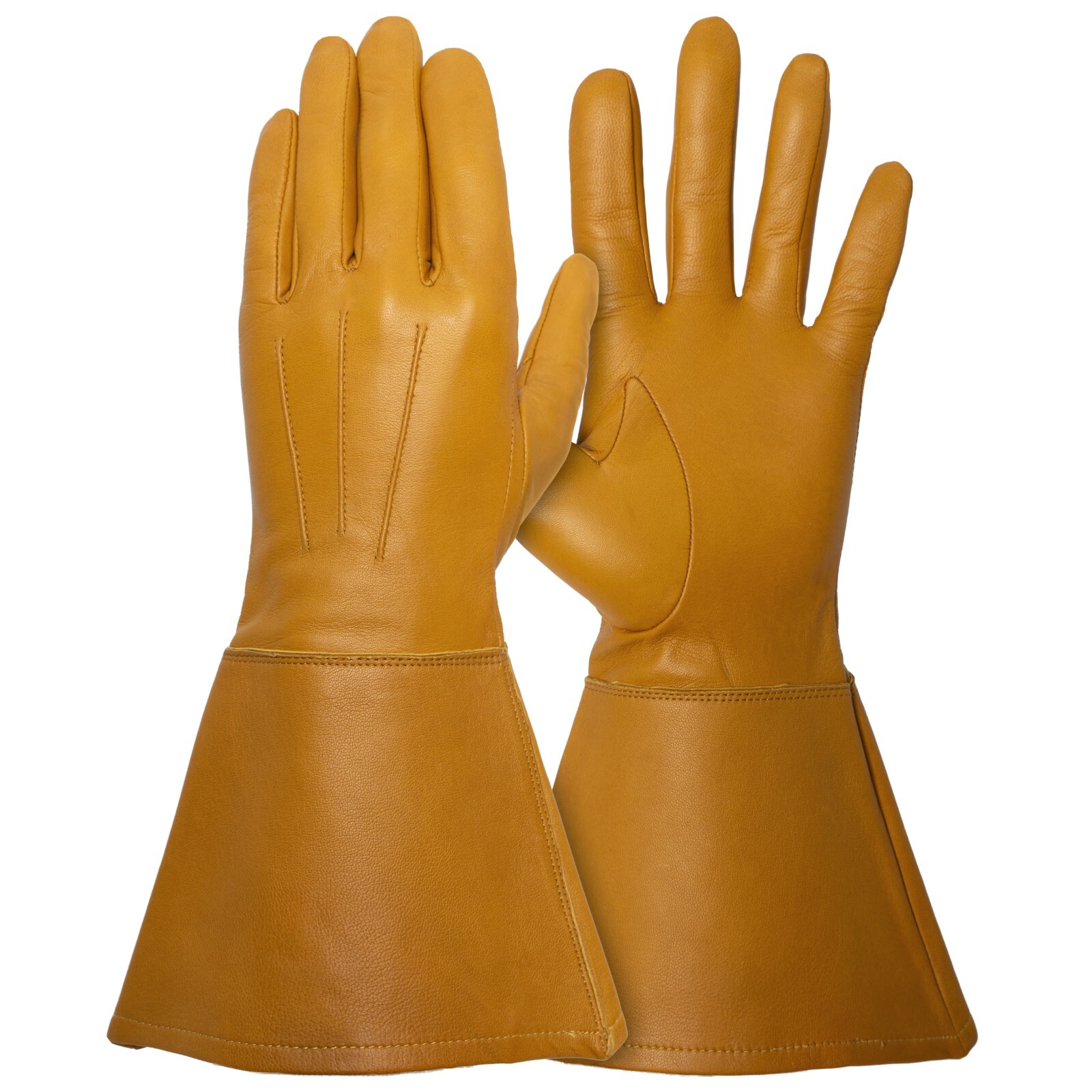 Enforcer Unlined Cabretta Leather Cuff Gauntlet Gloves by Tough Gloves