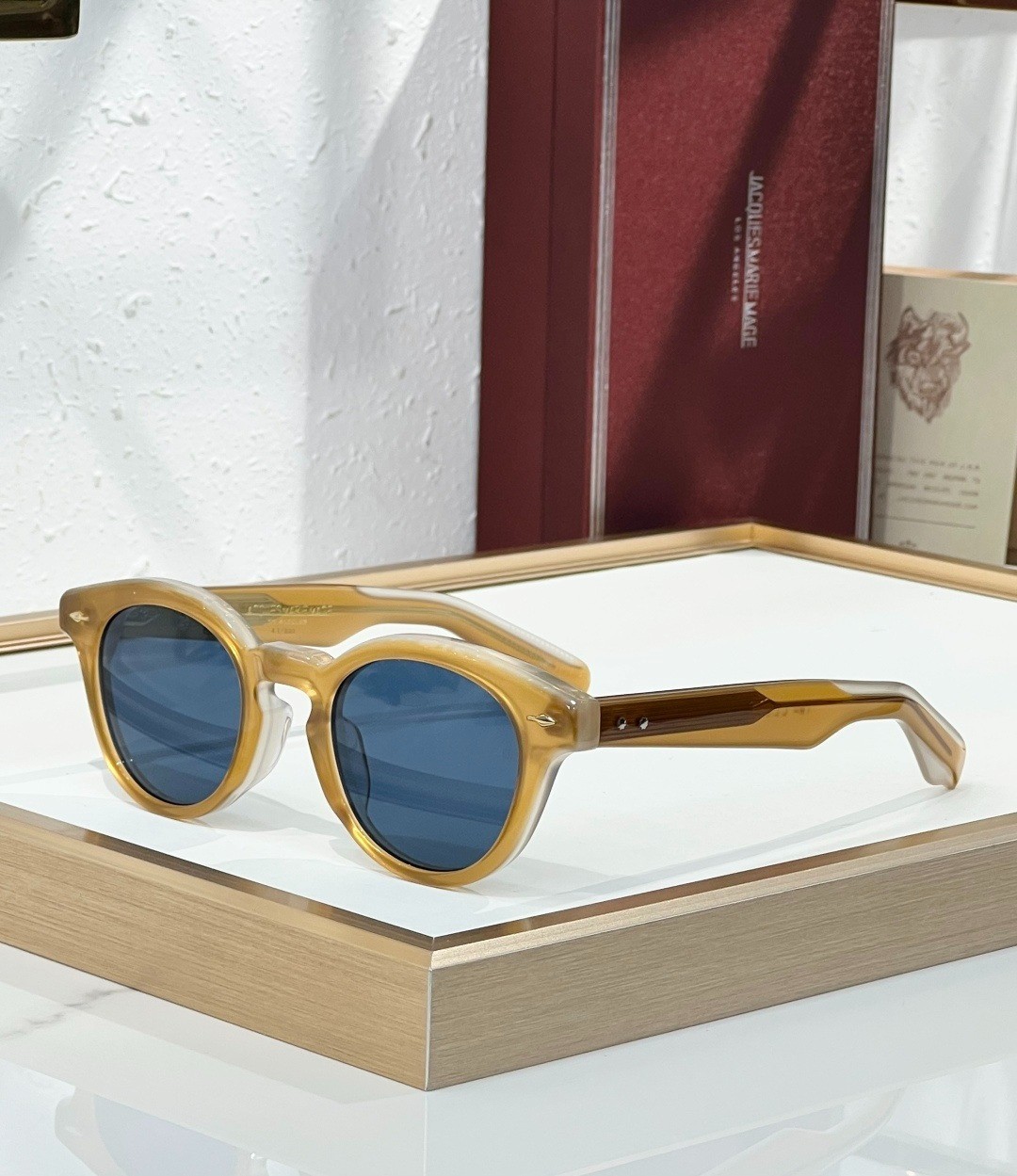 JACQUES MARIE MAGE Style Unisex Sunglasses - MODEL: CLEMENS SIZE：46口25-146
