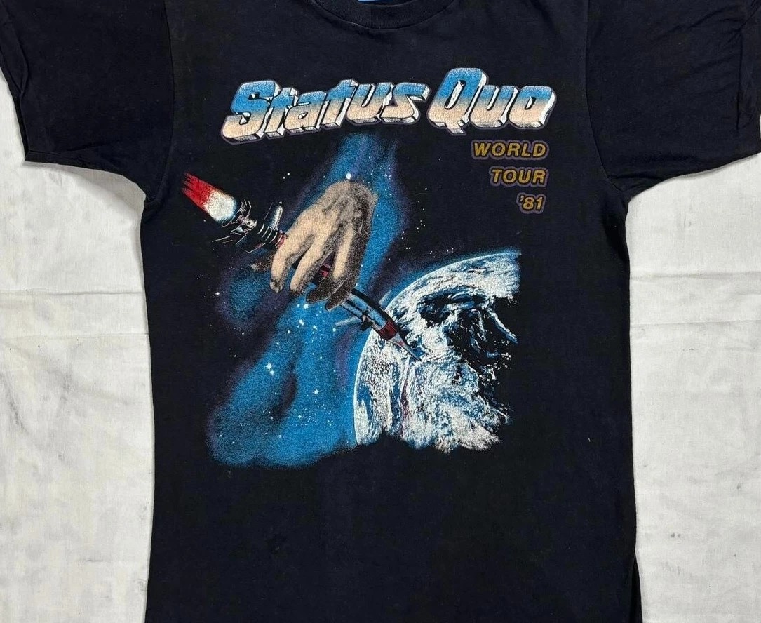 Status Quo Band Album Gifts For Fan Cotton Unisex T Shirt BT662