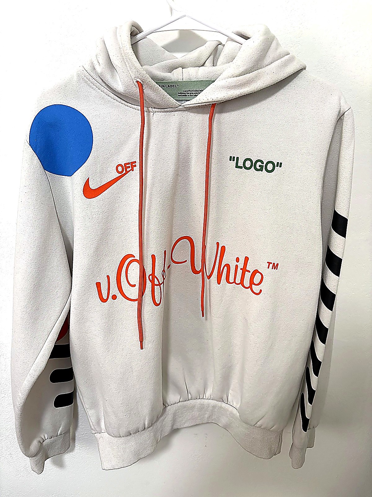 Nike x Off-White Men\'s Hoodie Virgil Abloh Collaboration Size M