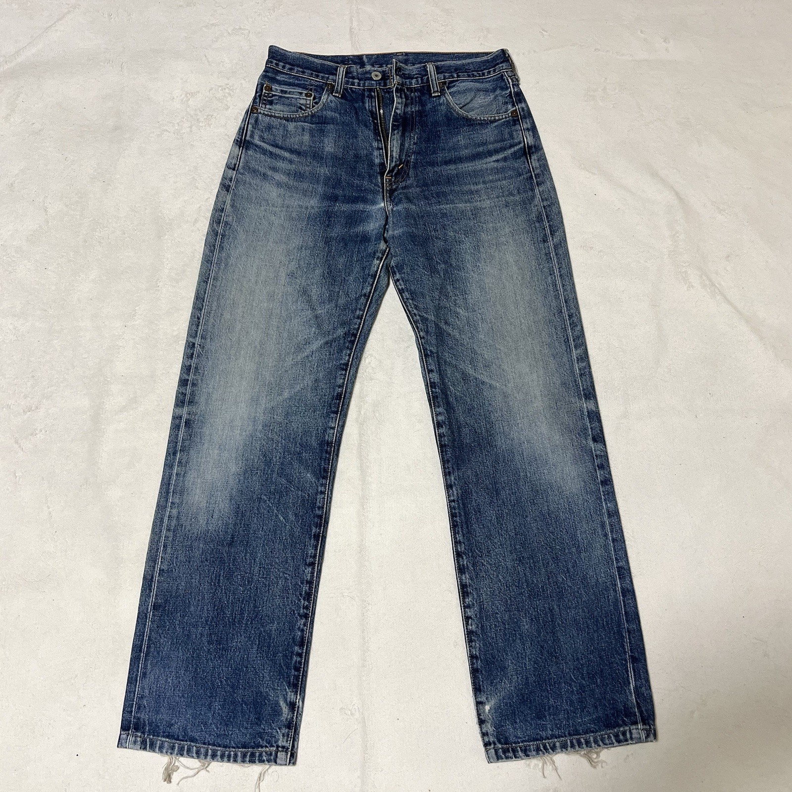 Rare Vintage Levi\'s 504ZXX Denim Jeans Men\'s W30 Japan Big E Selvedge Red Tab