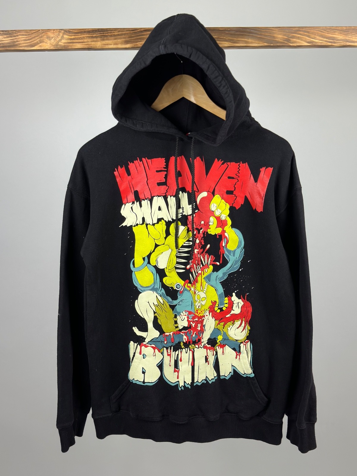 Vintage 2000s Heaven Shall Burn Metalcore Band Hoodie 