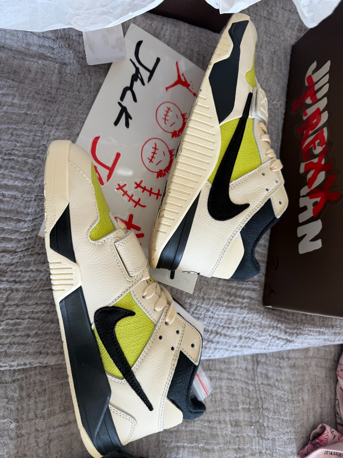 Nike Air Jordan Jumpman Jack TR Travis Scott Bright Cactus Men\'s Size 10.5