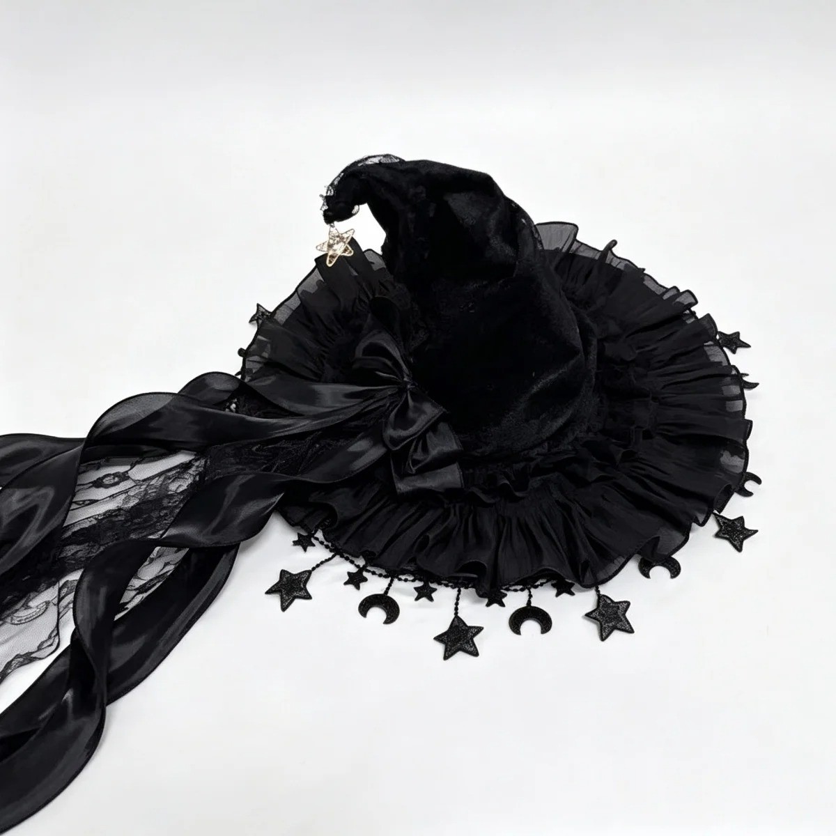 Halloween Witch Hat for Women Masquerade Carnivals Hat Gothic Hat for Girl Party