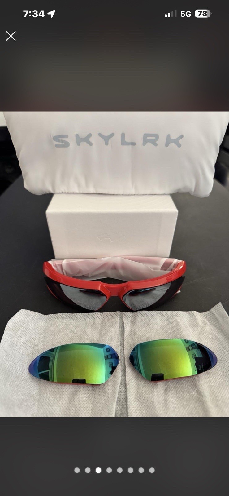 Justin Bieber SKYLRK Sunglasses Glicky Heat Brand New