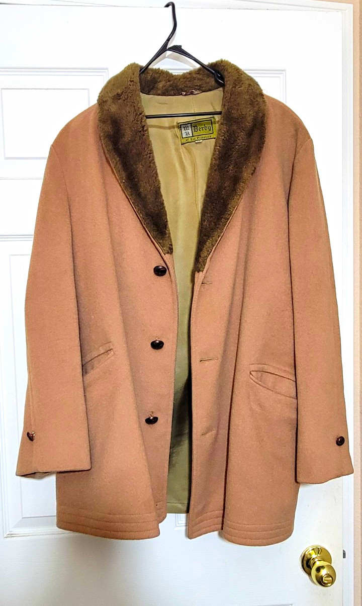 Vintage 1970s WR Derby Wool Coat