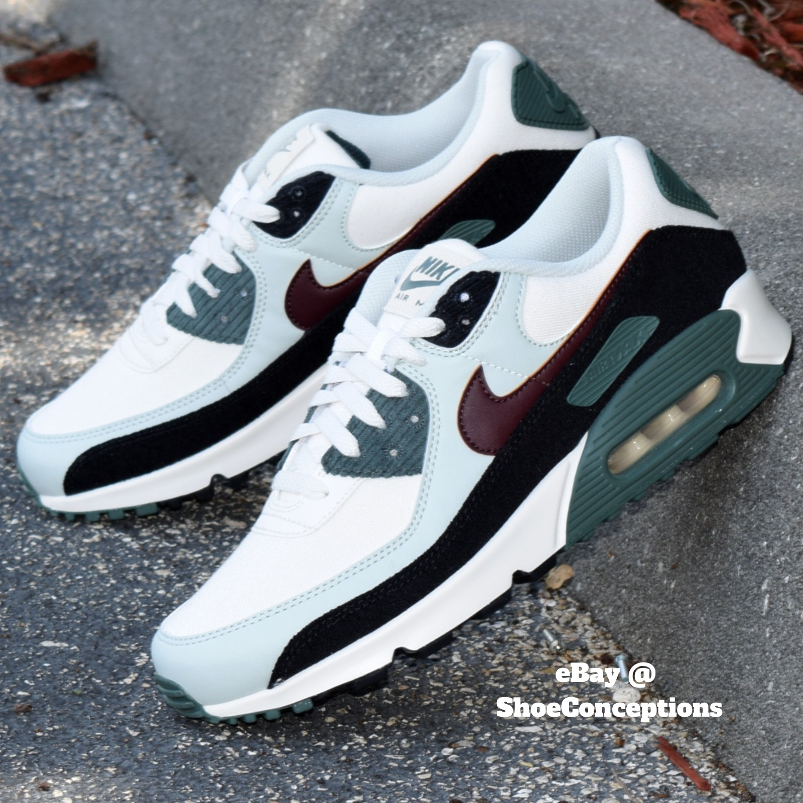 Nike Air Max 90 PRM Phantom Burgundy Crush FV6059-001 Men\'s Size 8 NEW