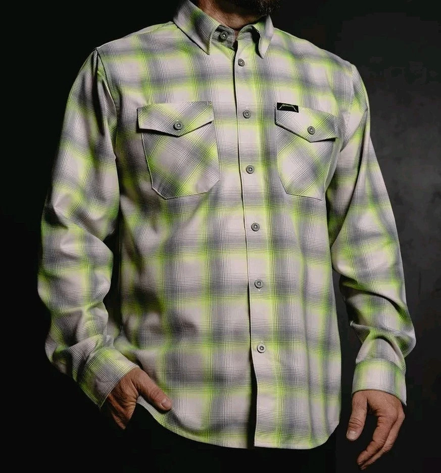 Dixxon x Metallica And Justice For All Flannel Shirt Mens L Gray Long Sleeve NEW