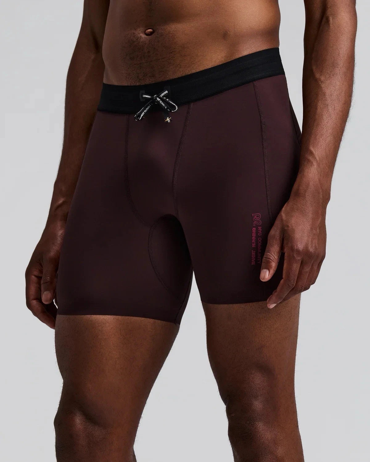 Bandit Running Men\'s SoLite 5 Pocket 1/4 Tights Espresso Size Small