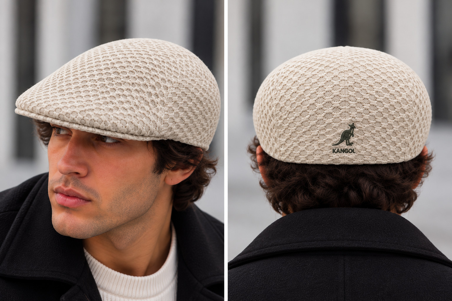 Authentic Kangol Molecular 504 Cap Small NWT Beige