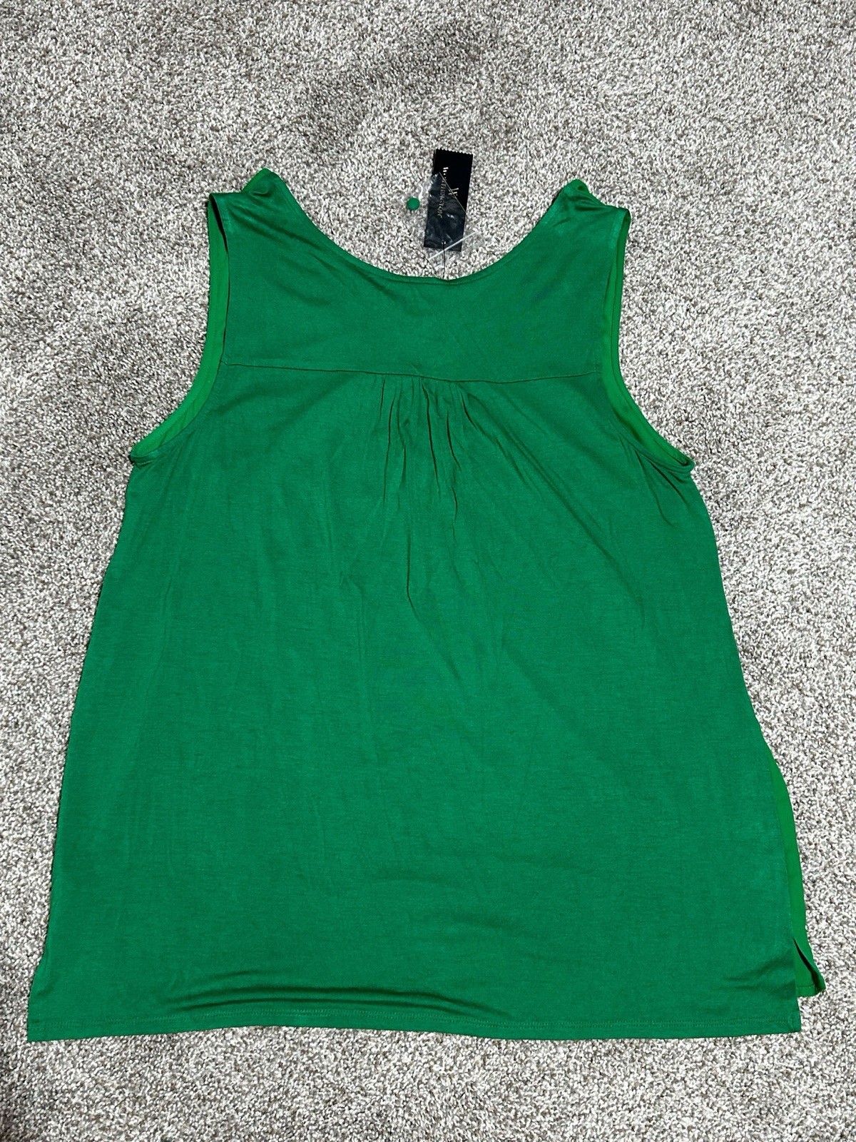 Worthington Woman’s Size Large Plain Green Blouse 