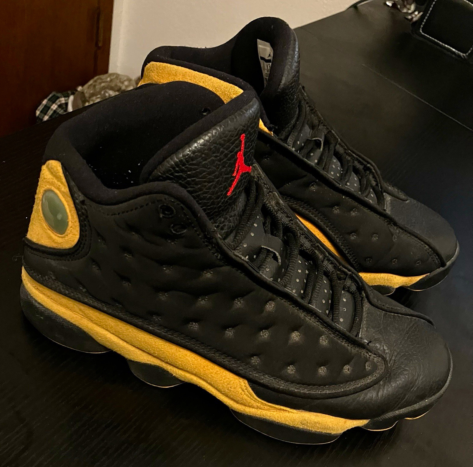 Jordan Air Jordan 13 Retro Melo Class of 2002 Black/Gold Men’s 8.5