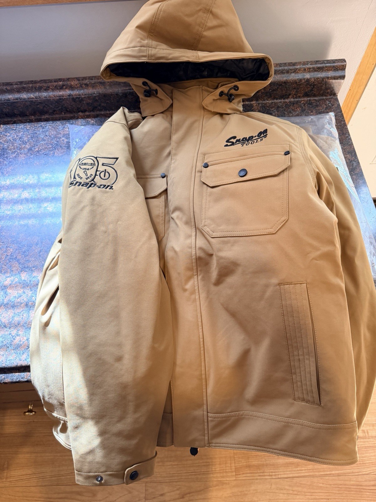 NEW 2025 SNAP-ON LEGEND 105 ANNIVERSARY JACKET, DULL GOLD - Various sizes