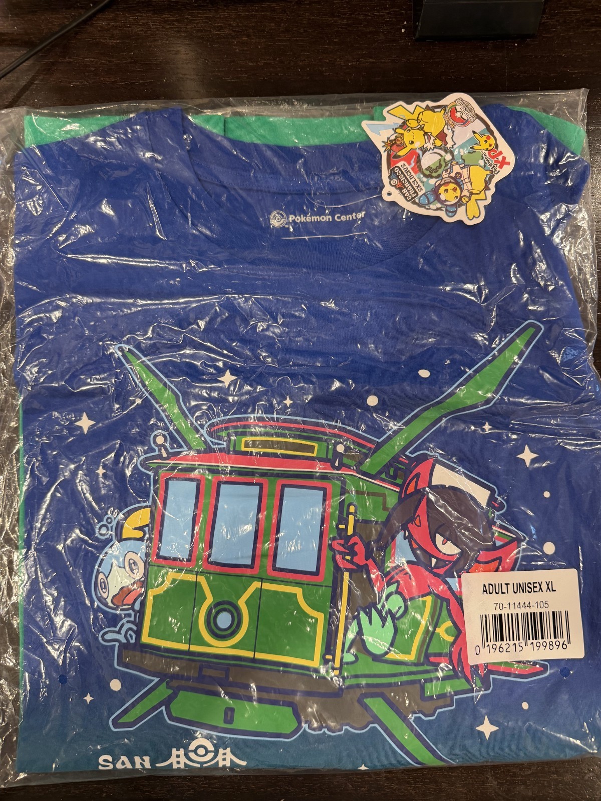 2026 Pokémon XP Exclusive Rayquaza Cable Car T-Shirt Adult XL