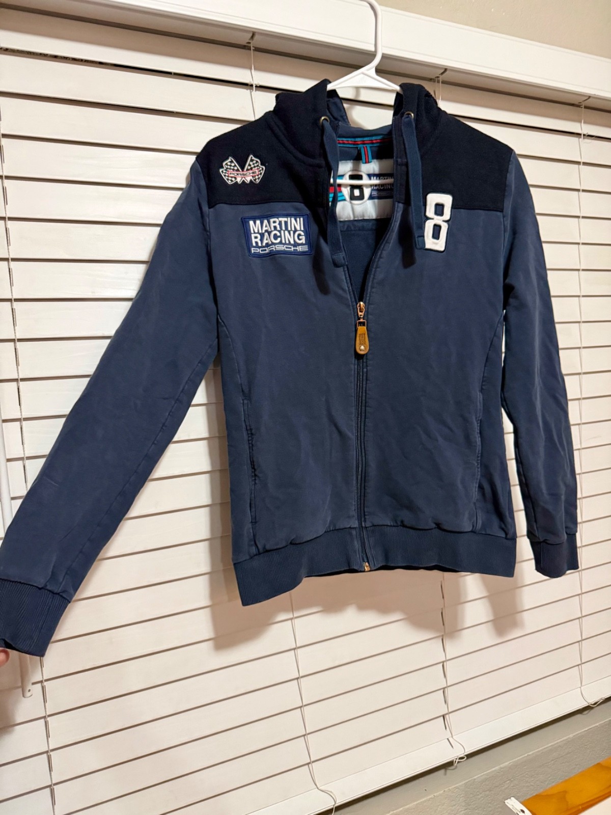 Official Porsche Driver’s Selection Martini Racing Zip-Up Hoodie Jacket