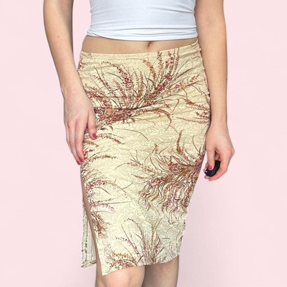 Rampage Vintage Women\'s Cream Skirt