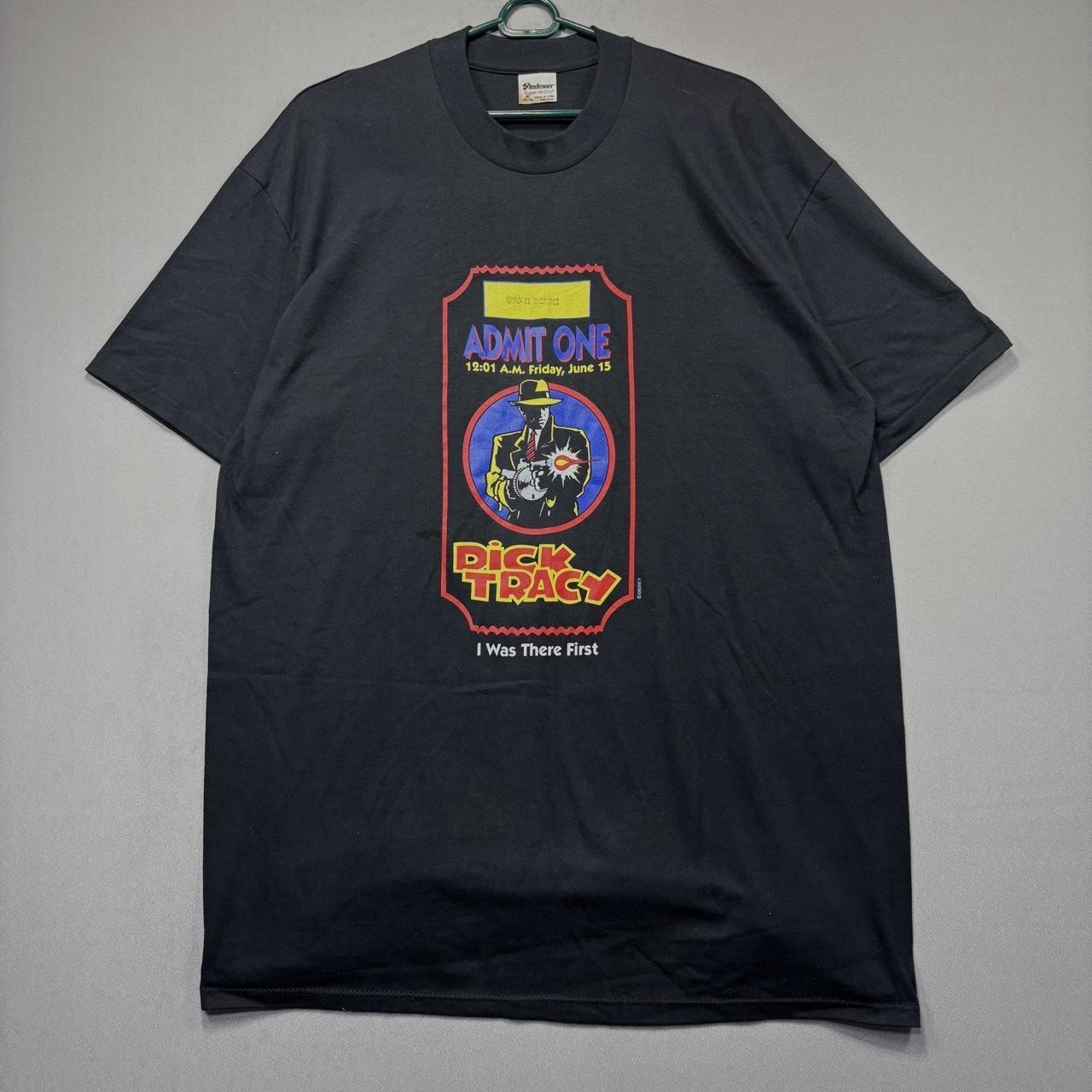 Vintage Dick Tracy Admit One Graphic T-Shirt XL