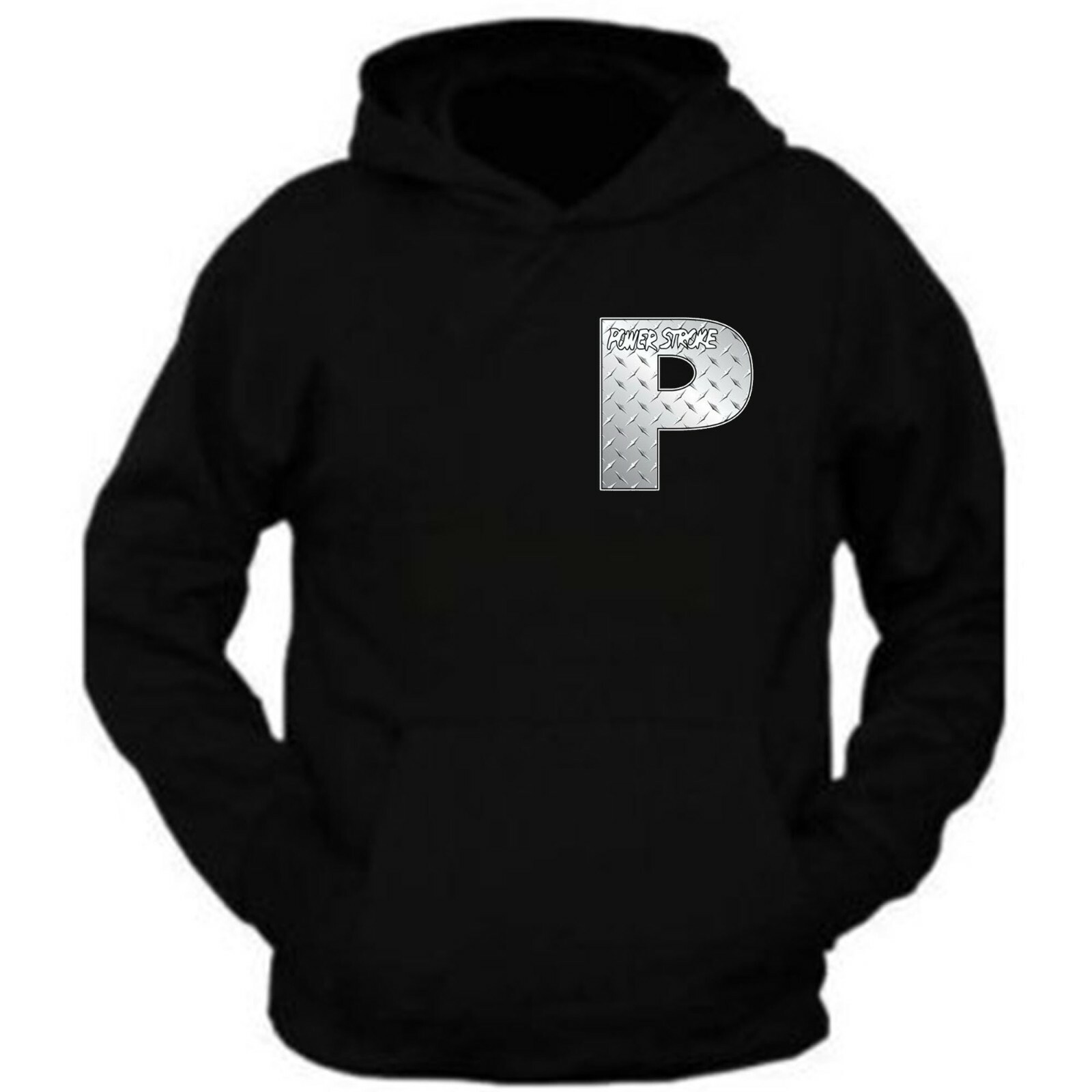 Powerstroke Silver Metal Power Hoodie Ford Power Stroke Diesel