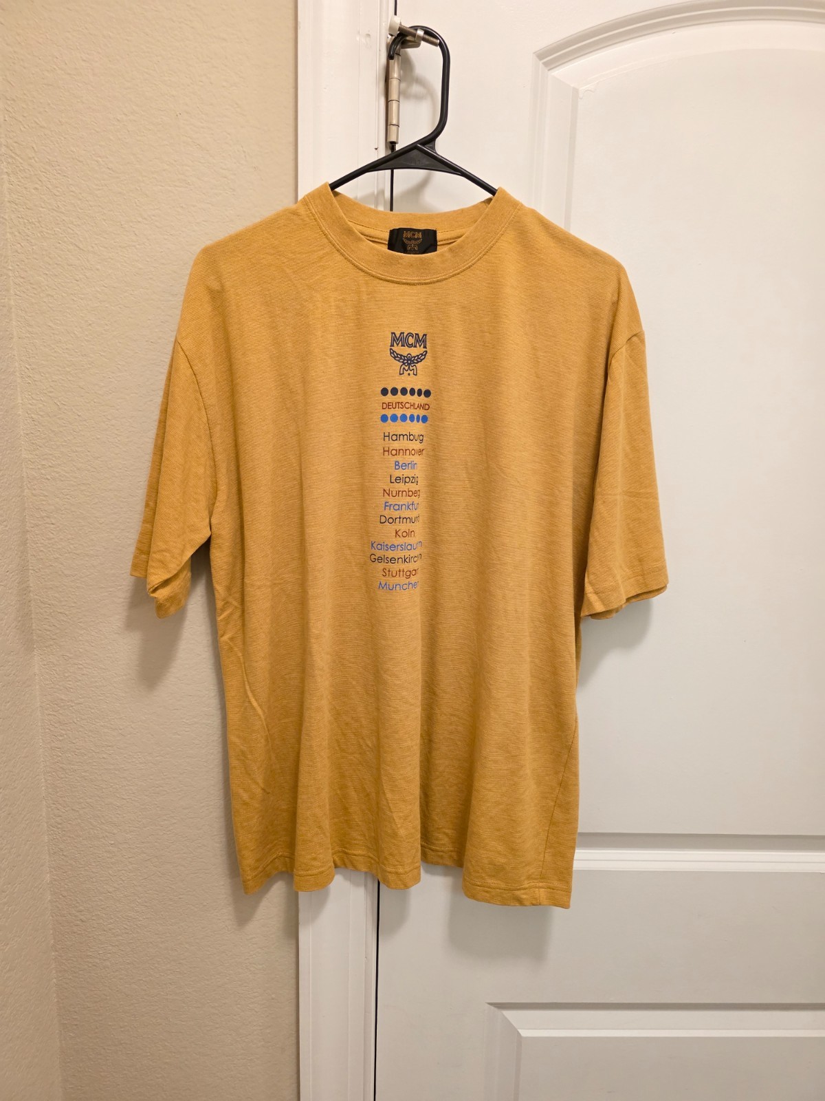 NWOT RARE Authentic Vintage MCM Légère 2006 FIFA World Cup Deutschland Cities T