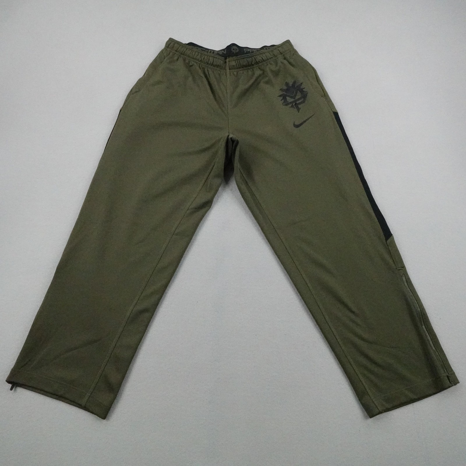 Nike Pants Mens XL Green Manny Pacquiao Dri Fit Boxing Warmup Sweats Athletic