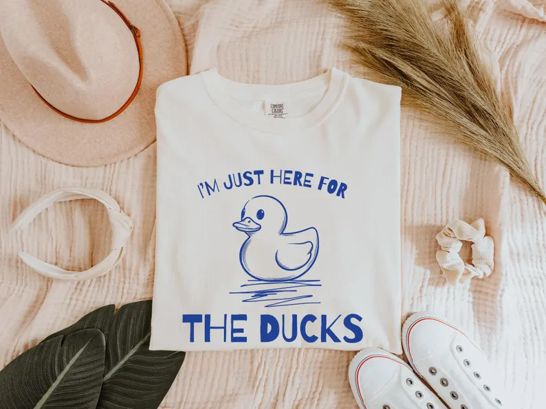 Duck Cruise Shirt Funny Duck T Shirt Im Just Here For The Ducks Tee Lover Gift
