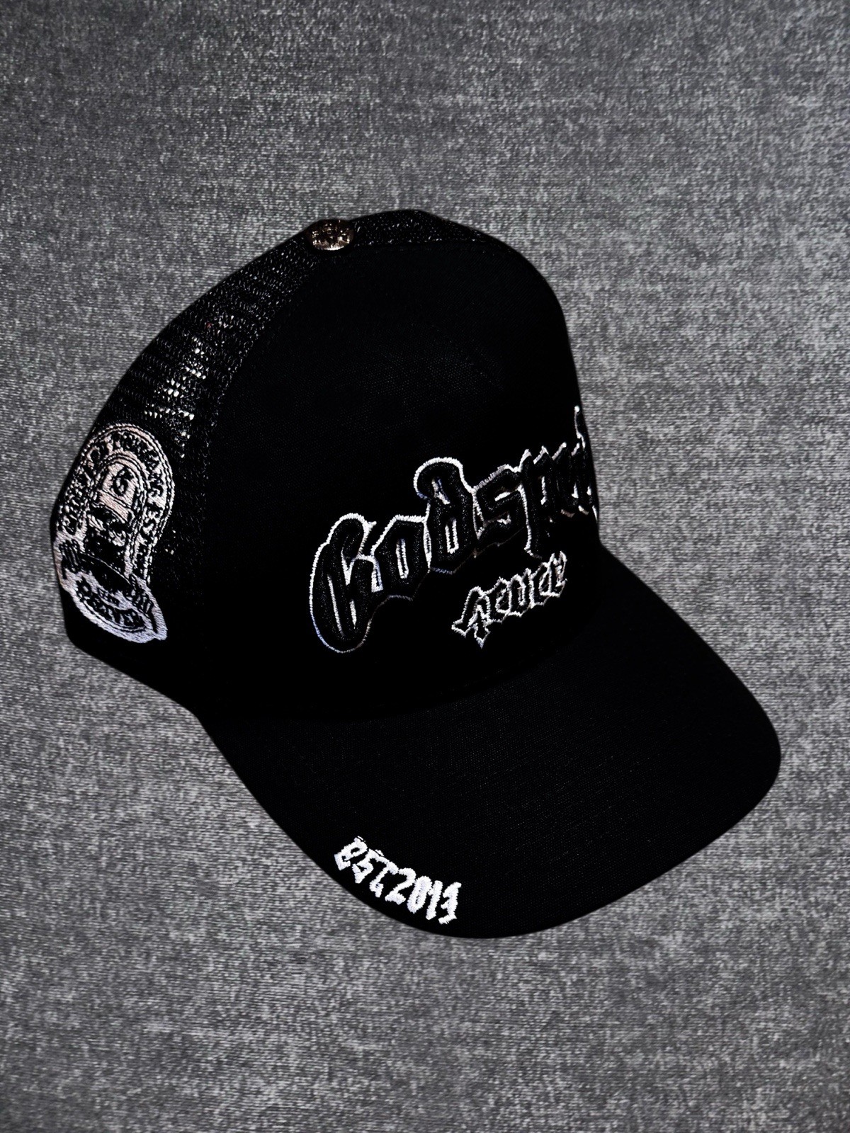Godspeed Forever Embroidered Trucker Hat / Cap Black