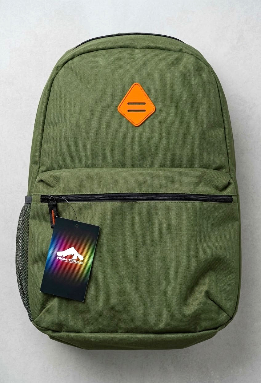Brand New High Trails Backpack - Olive Green