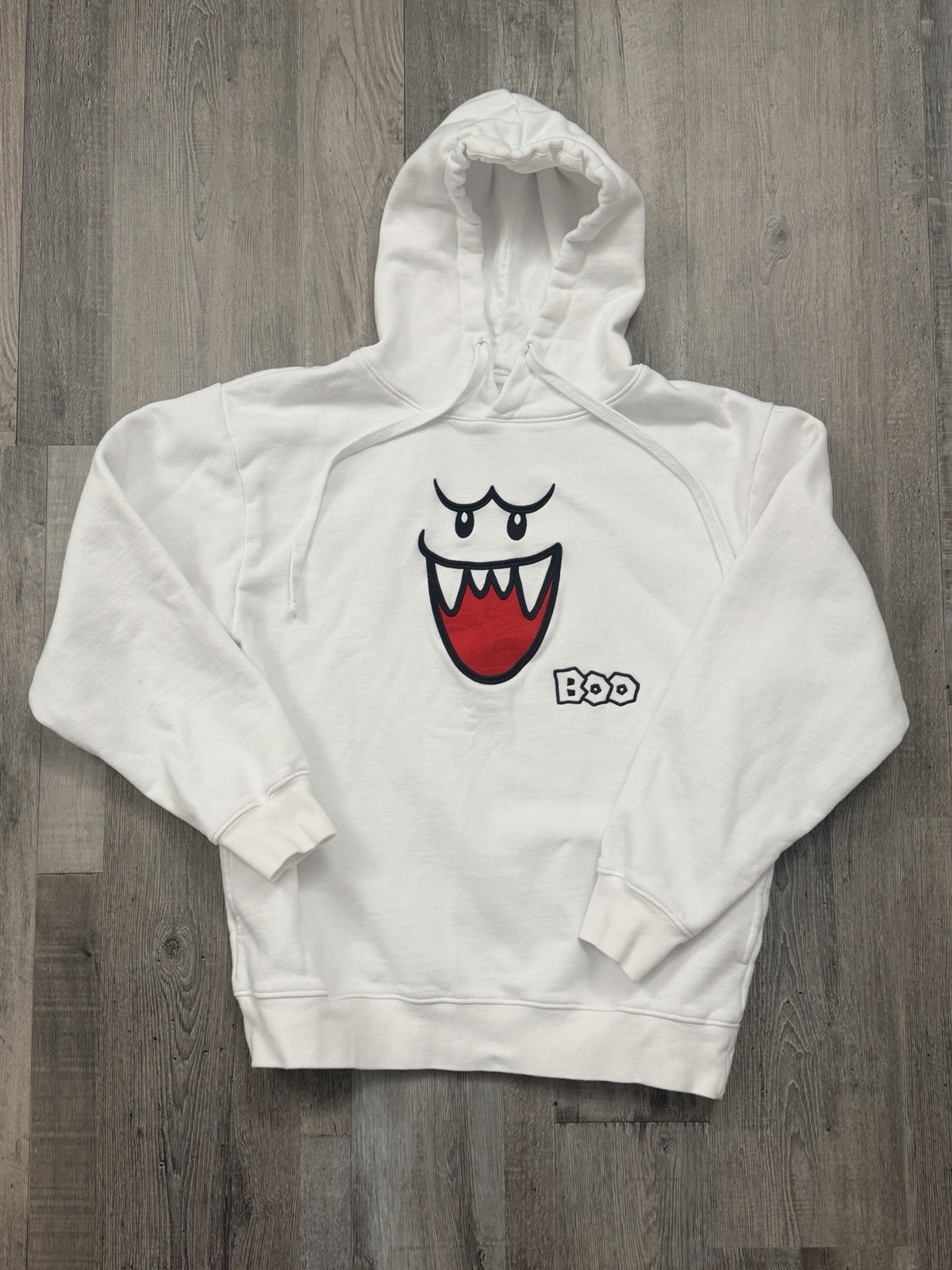 Universal Studios Super Nintendo World Boo Pullover Hoodie Adult Medium