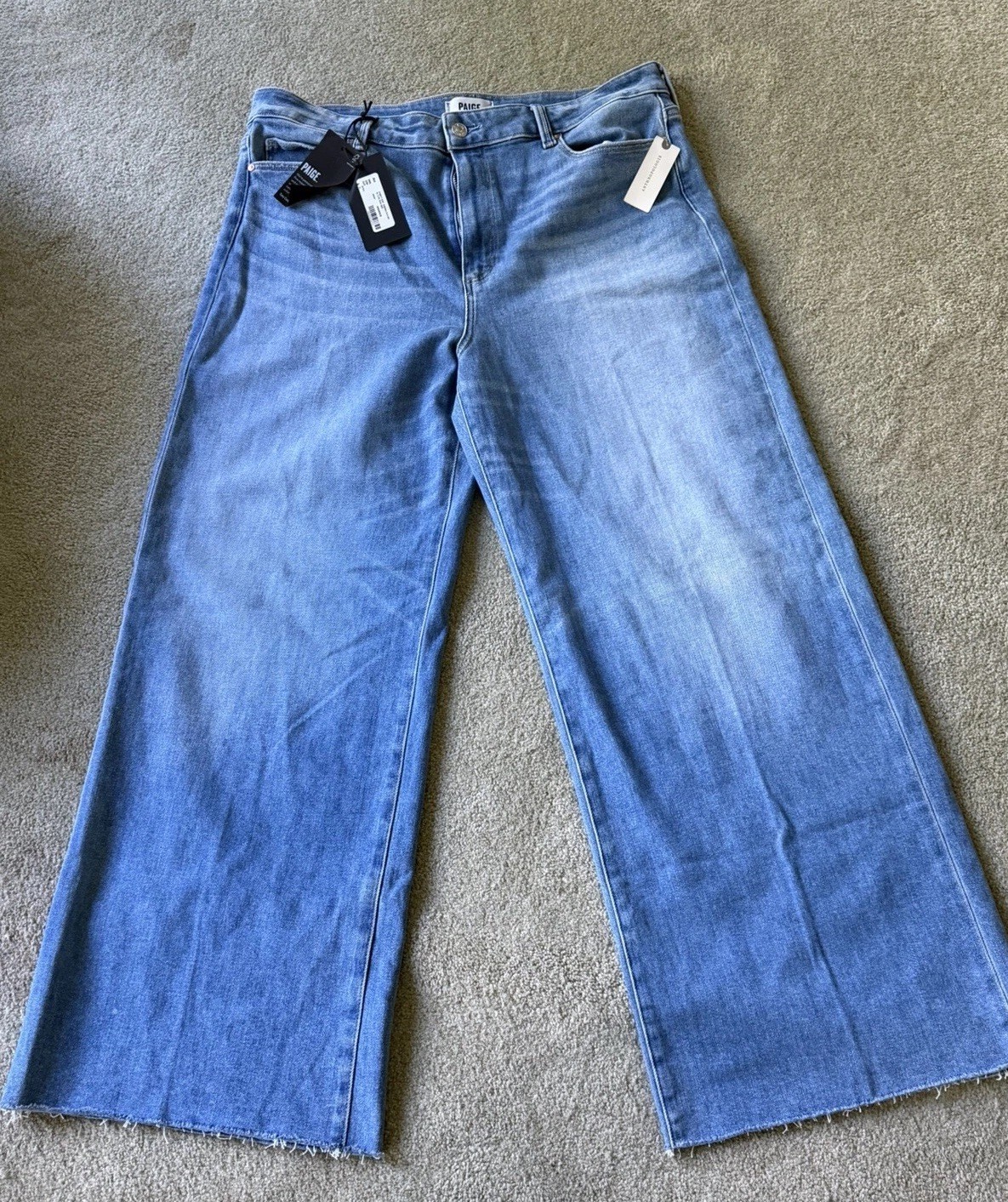 Paige Anessa High-Rise Wide Leg Jeans - 31\