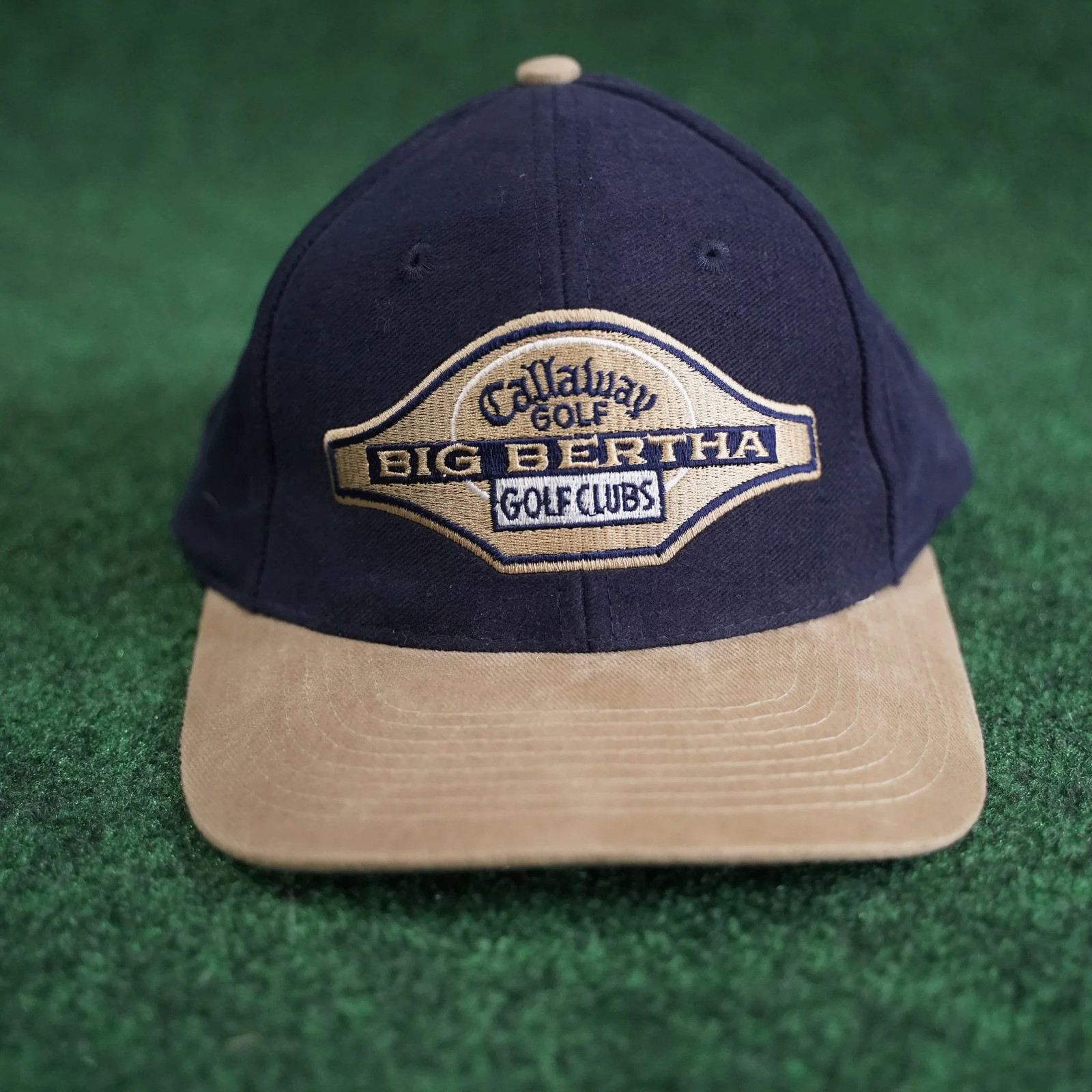 Vintage Callaway Big Bertha Patch Hat - Navy/Tan