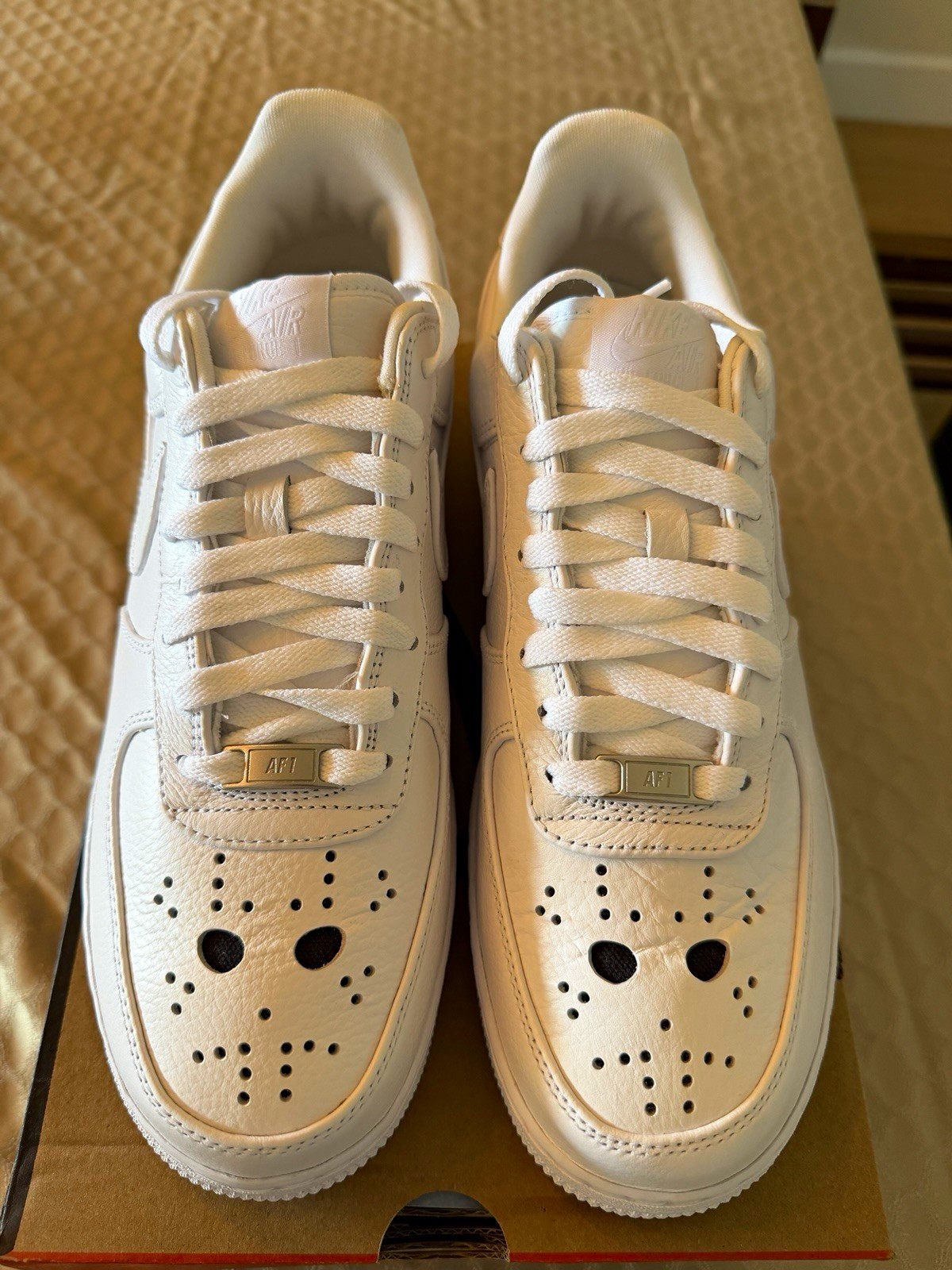 Nike Air Force 1 Low Jason Voorhees White/White Men\'s 11 IB4025-100