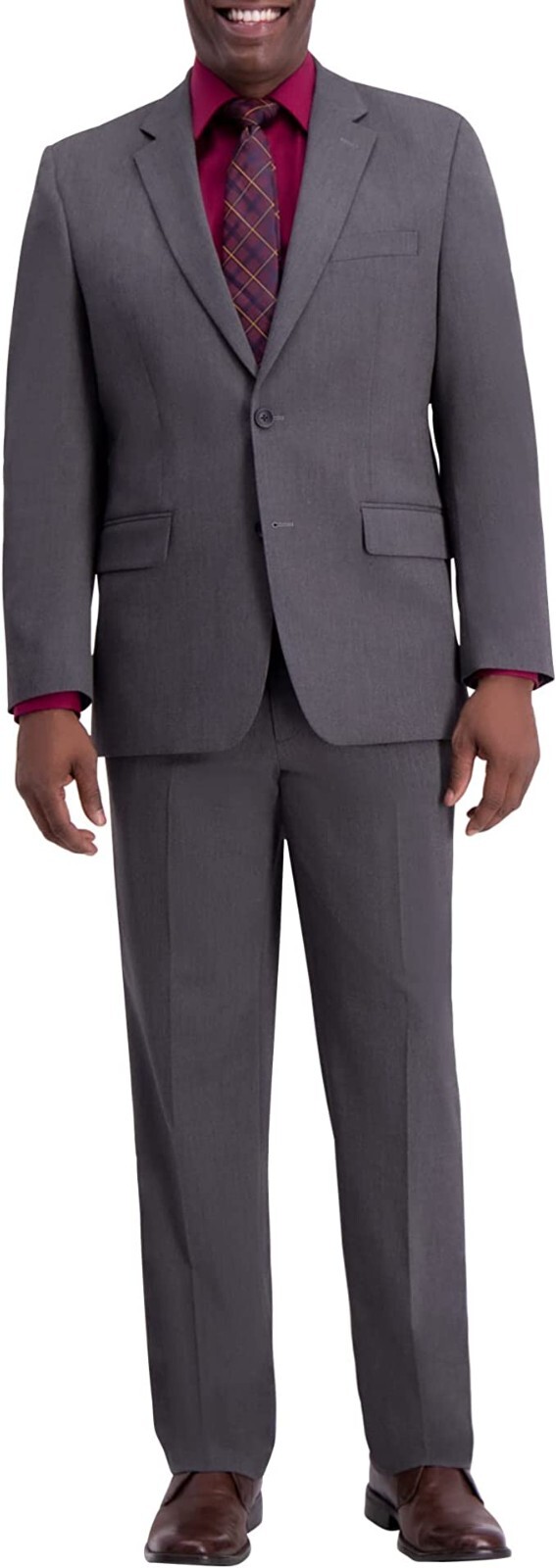 J.M. Haggar Men\'s Premium Stretch Classic Fit Suit Separates Coat 48 Regular