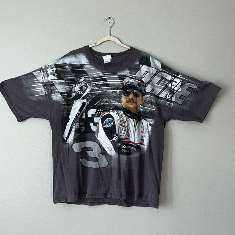 VTG Chase Authentics Dale Earnhardt Goodwrench Tee / Gray / SZ XXL