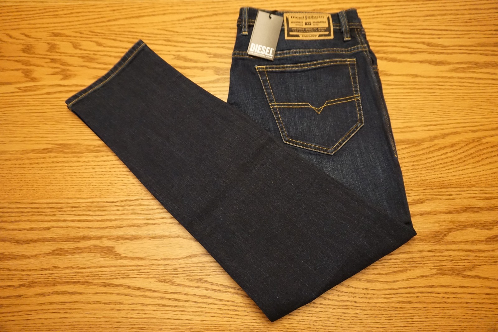 NWT MEN\'S DIESEL JEANS Multiple Sizes Thommer Slim - RB065 Blue Denim $195