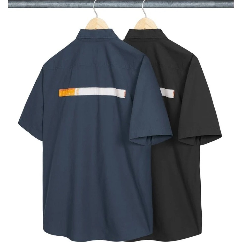 Supreme Cigarette S/S Shirt Navy Size XL Work SS26 Button Up DS Dickies Carhartt
