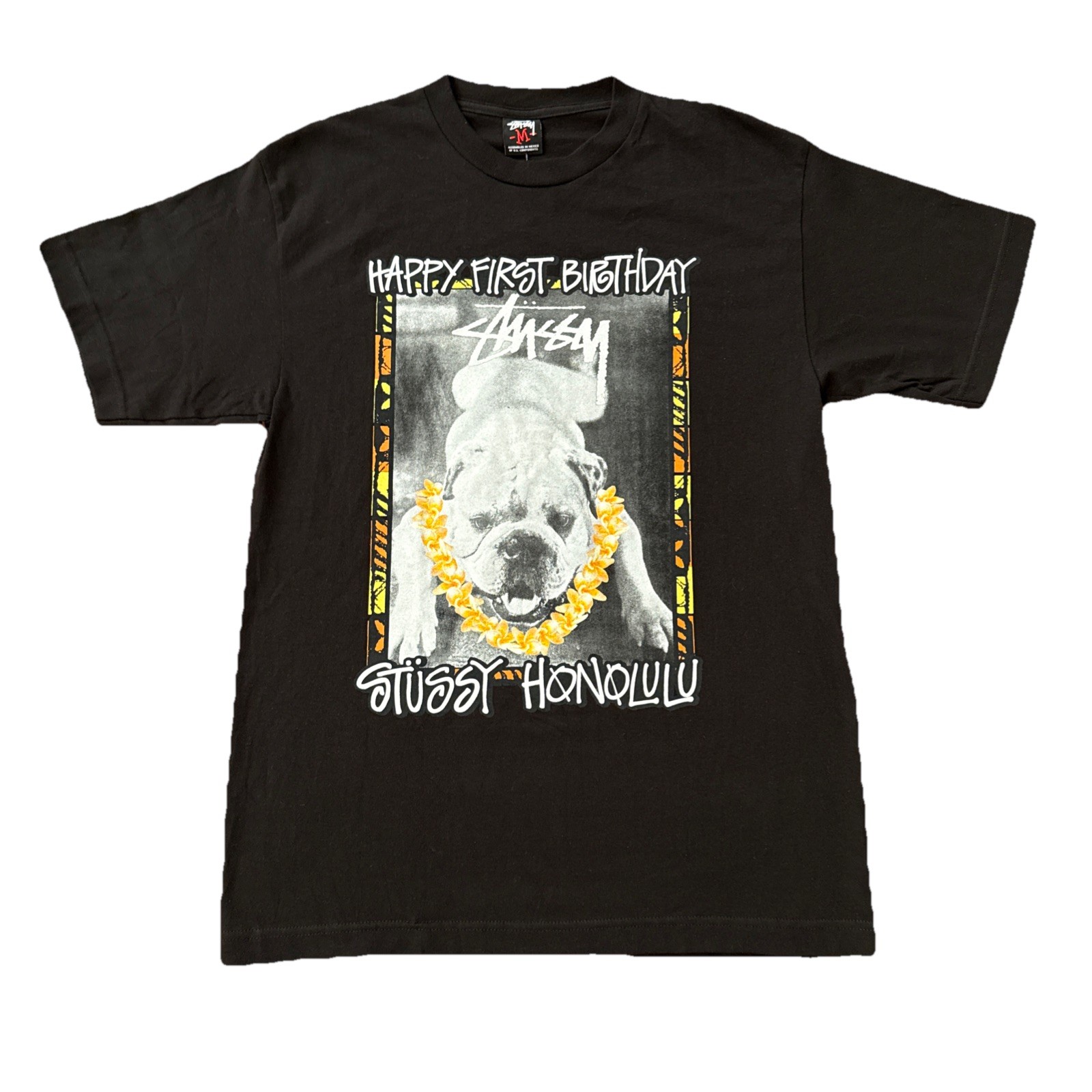Stussy Honolulu Family and Friends HAPPY FIRST BIRTHDAY M **Extremely Rare**