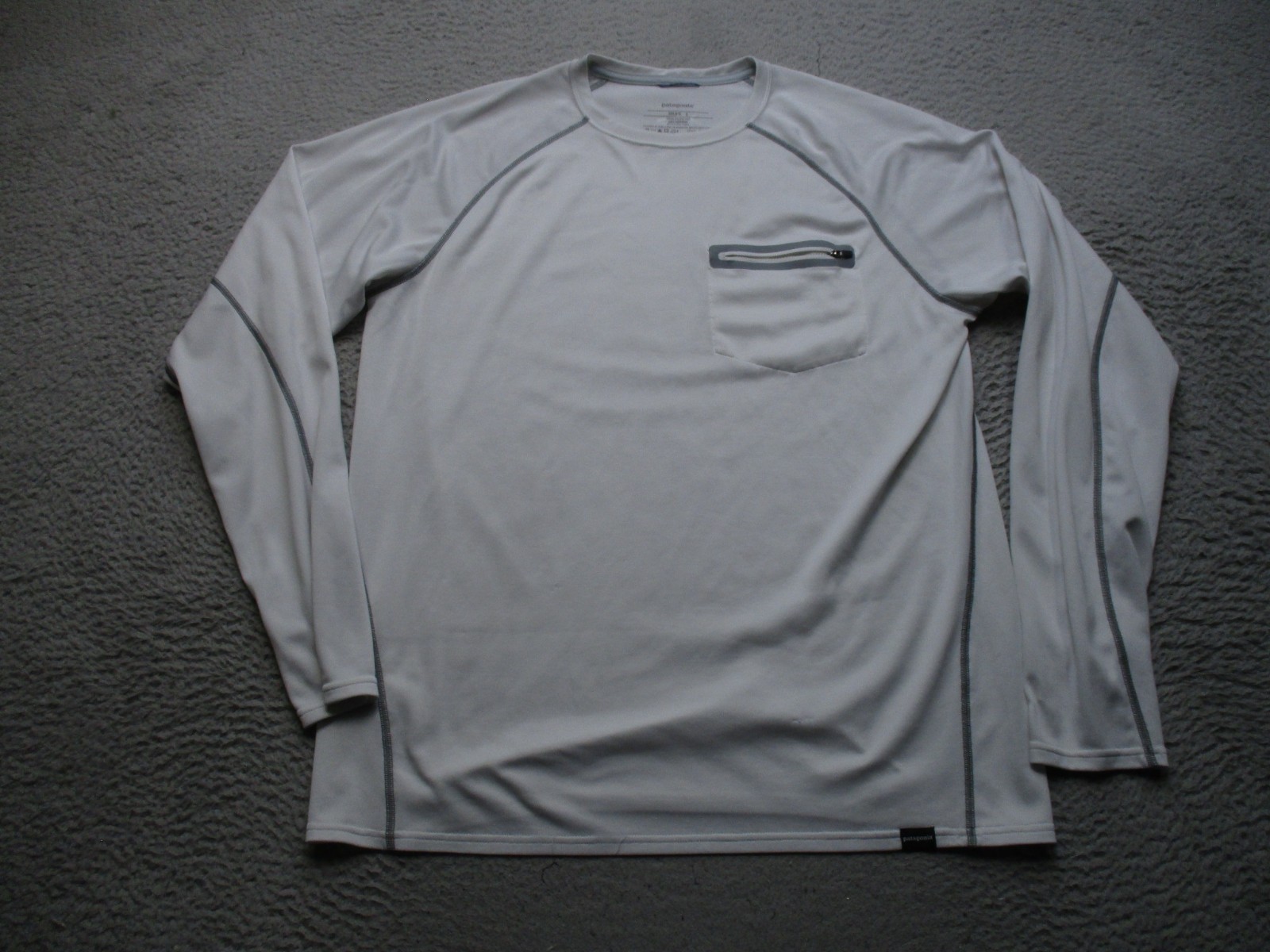 Patagonia Shirt Mens L Sunshade Crew Long Sleeve Graphic Lightweight Fishing