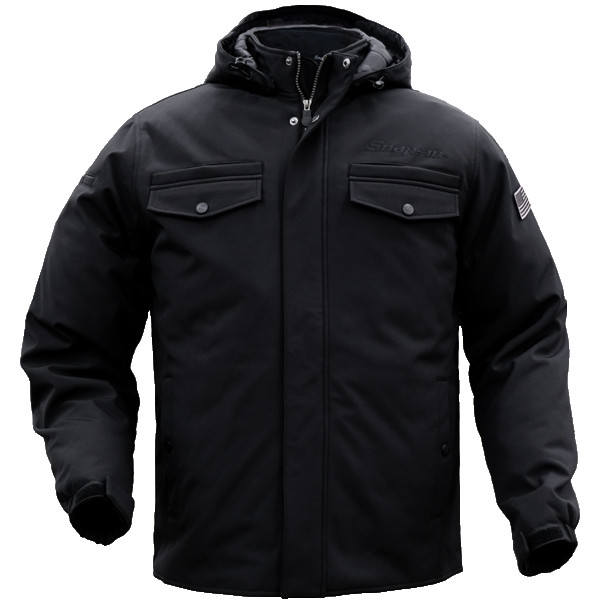 *NEW* Snap-on Tools Jacket XL *BLACK* Hooded, Insulated, 2024-25 Adams Jacket