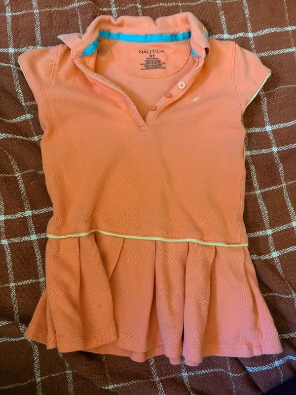 Nautica golf dress salmon