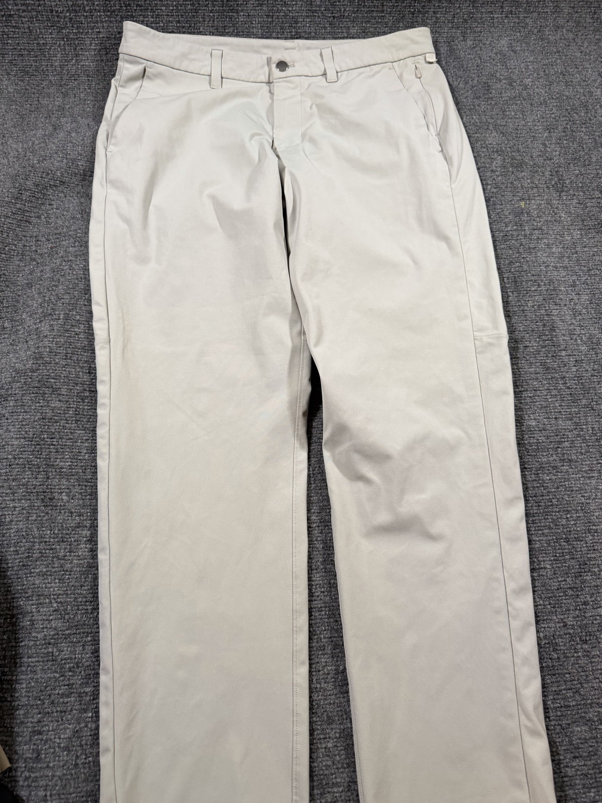 Lululemon Pants Mens 34x31 Beige Chino Straight Leg Casual Travel Office Wear