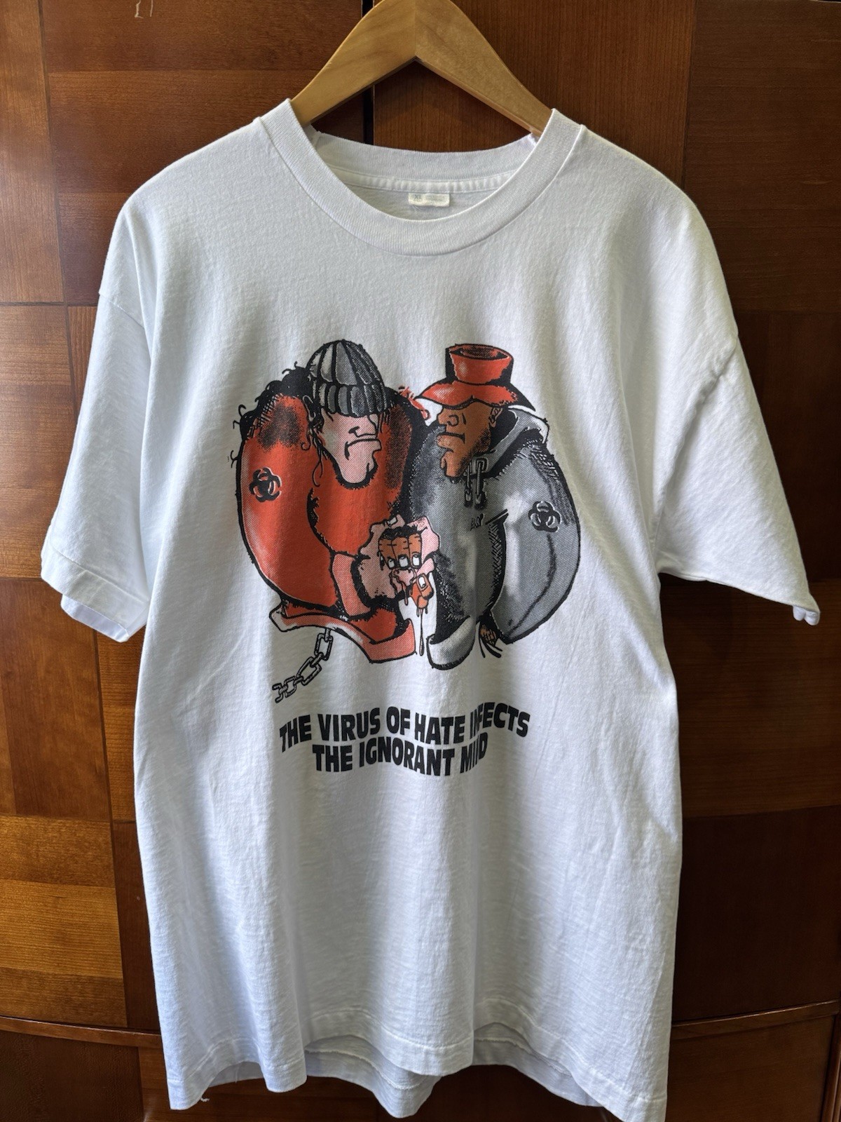 Vintage 1994 Biohazard “Virus of Hate” Hardcore Band Tour Shirt