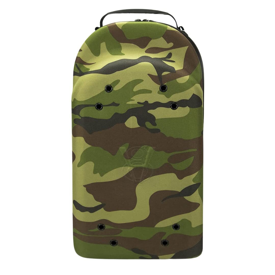 homiegear 12 Hat Case Carrier Case, 12 Hats for All Caps, Snap Back,New Era mlb