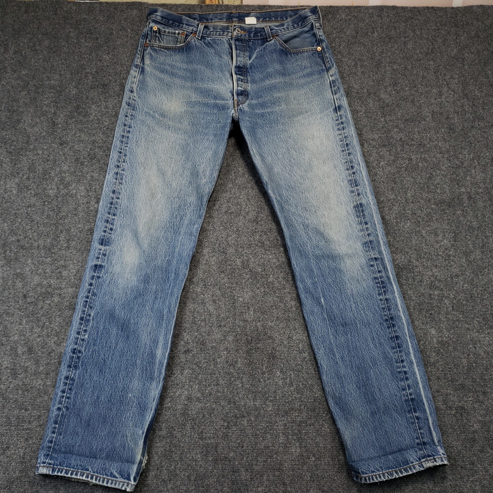 Levis 501 XX Vintage Jeans Mens 38 X 35 (fits 36 X 35) Blue Denim Shrink To Fit