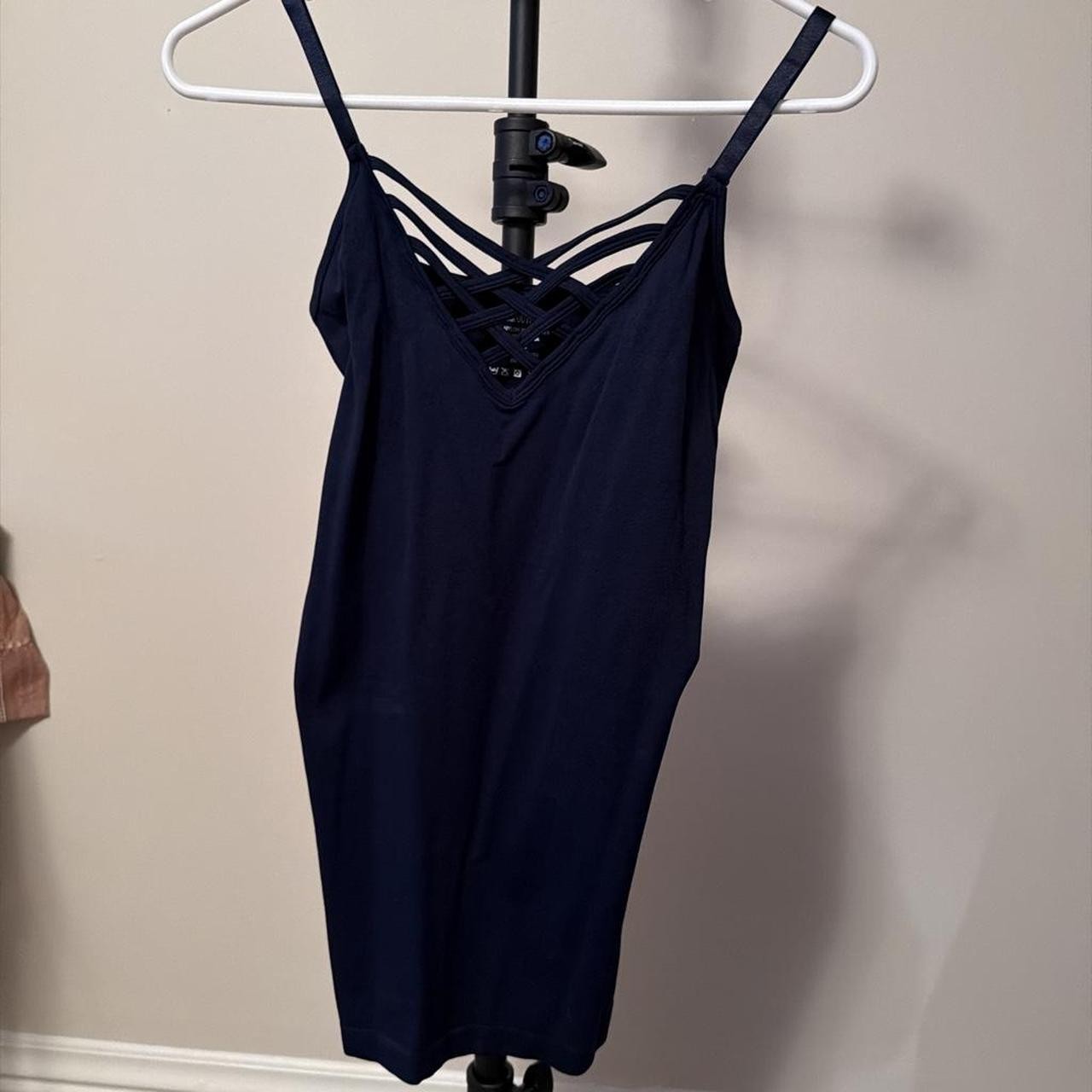 Unbranded Women\'s Navy and Black Vests-tanks-cami