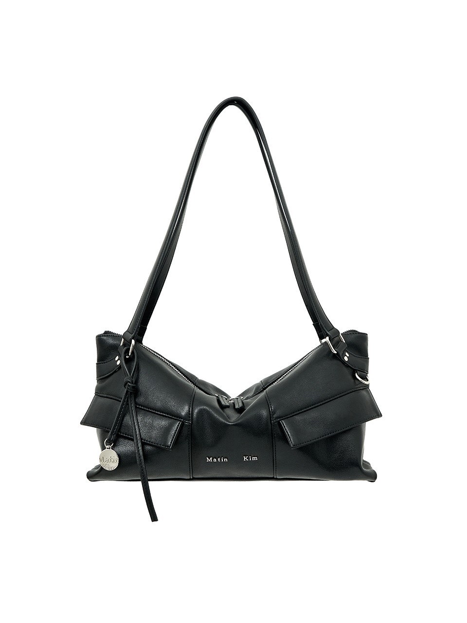 Matin Kim WIDE NEMO SHOULDER BAG IN BLACK NEW